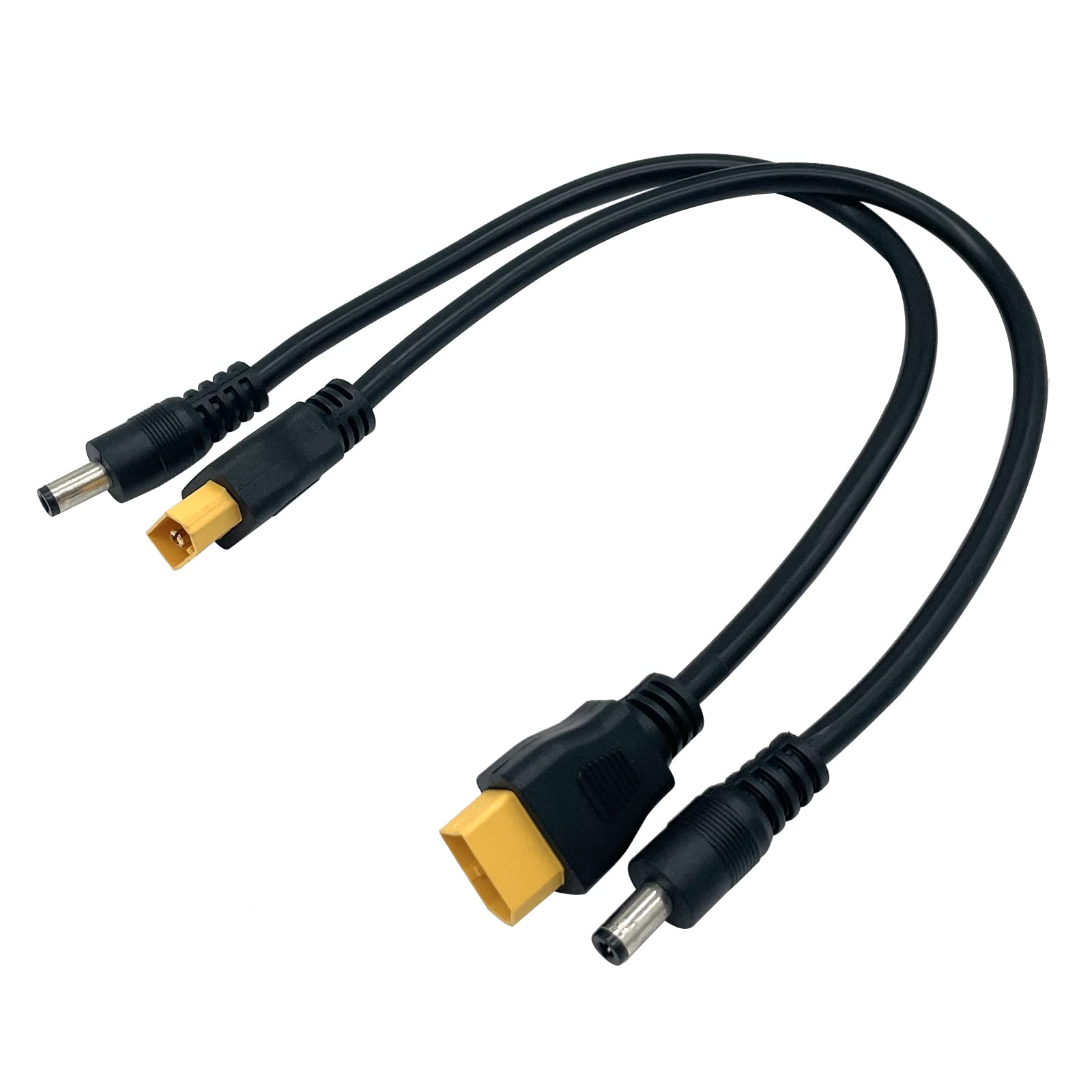 Amazon.com: 2Packs XT60 to DC5521 Power Cable, XT-60 Male to DC